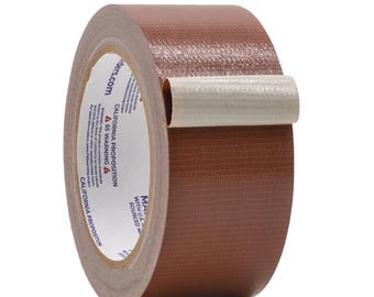 Brown Duct Tape: Advanced Strength, Waterproof, UV Resistant - 60 ft.