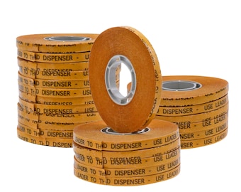 General Purpose ATG Tape, Adhesive Transfer Tape (Available in Multiple Sizes): 1/4 in. wide x 36 yds.