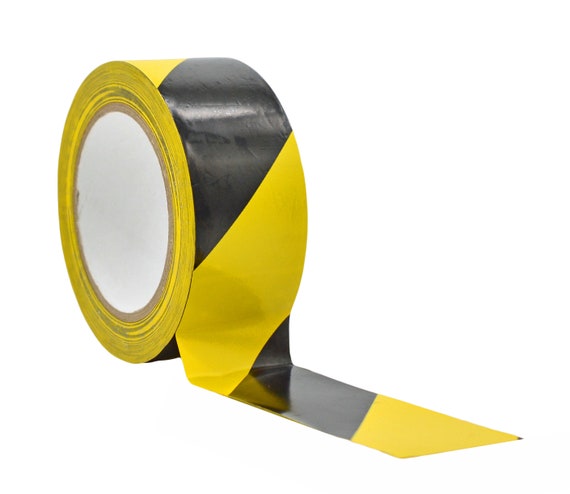 Black and Yellow Hazard Tape: High-Visibility Safety Marking
