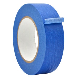 General Purpose Masking Tape, 1.5 inch x 60 yds. Painters Tape for Fun DIY Arts and Crafts, Labeling, Writable & Decorations. Blue
