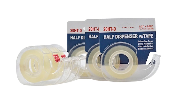 Just Stationery Klebeband-Spender Set Mit 3 Rollen – Transparentes Packband Ideal Für Geschenke