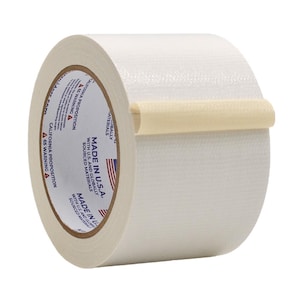 Advanced Strength White Duct Tape, 60 ft.  Industrial Grade, Waterproof, UV Resistant, For Crafts & Home Improvement.