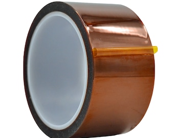 Kapton Polyimide Tape Heat Resistant - 1.5 inch x 36 yds. - For 3D Printing, Sublimation Transfer, Circuit Boards & Soldering.