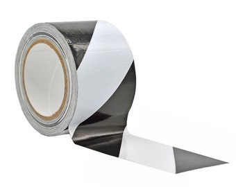 Black and White Hazard Tape: High-Visibility Safety Marking