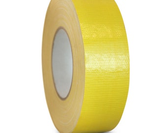 Advanced Strength Yellow Duct Tape, 60 yds.  Industrial Grade, Waterproof, UV Resistant, For Crafts & Home Improvement.