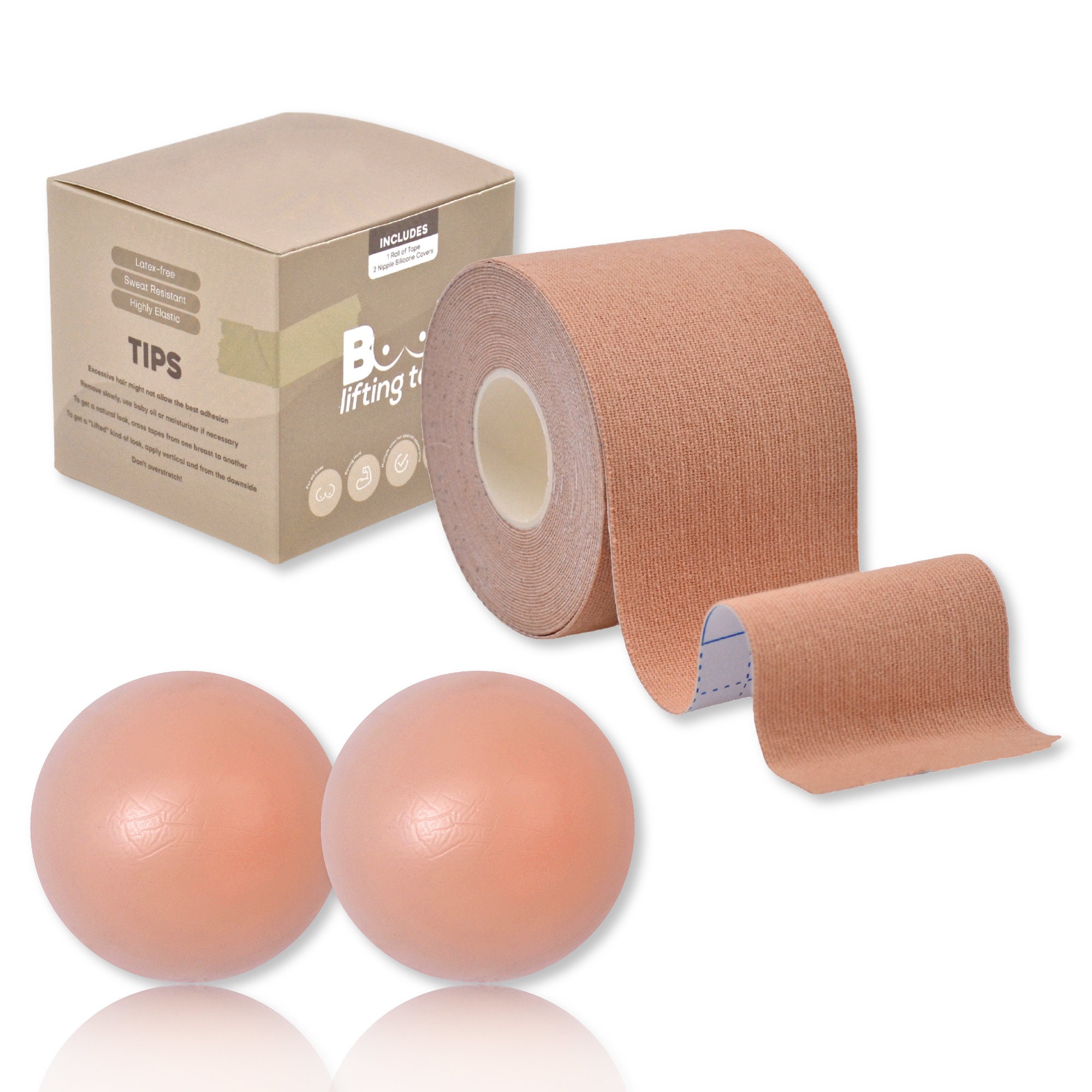 Boob Lifting Tape, 1 Roll of Body Adhesive for Push Up, Waterproof