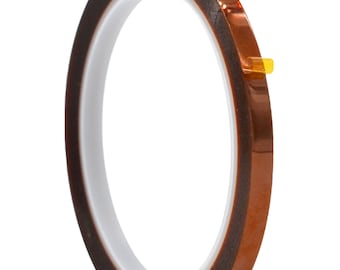 Heat Resistant Kapton Tape: 3D Printing & Soldering - 1/4 inch