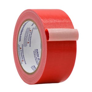 Advanced Strength Red Duct Tape, 60 ft.  Industrial Grade, Waterproof, UV Resistant, For Crafts & Home Improvement.