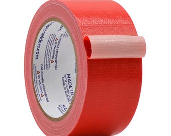 Advanced Strength Red Duct Tape, 60 ft.  Industrial Grade, Waterproof, UV Resistant, For Crafts & Home Improvement.