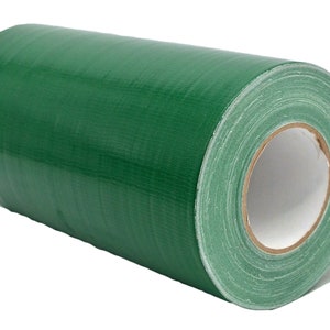 Advanced Strength Dark Green Duct Tape, 60 yds. Industrial Grade, Waterproof, UV Resistant, For Crafts & Home Improvement. 12 inch