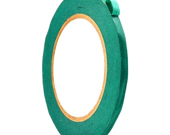 Cinta de enmascarar de papel crepé: 1/4 de pulgada, artes, manualidades, etiquetado