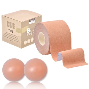 Booby Tape: Waterproof Adhesive Breast Lift Tape + Petal Covers
