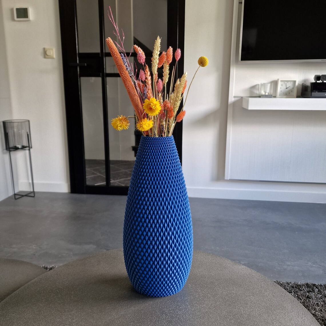 Tall Floor Vase FLUX Dried Flowers & Pampas Grass Minimalist Etsy