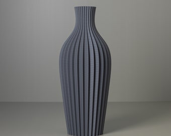 3D Printed Vase "DAISY" for Dried Flowers, Aesthetic Kitchen & Living Room Decor Made from Recycled Bio-Plastic