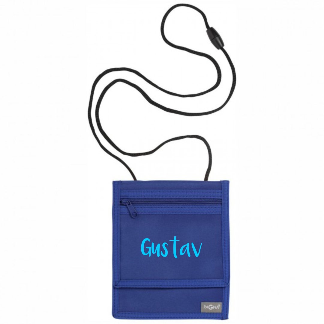 Minimutz Personalisierter Brustbeutel Mit Namen - Motiv Herzen Für Kinder