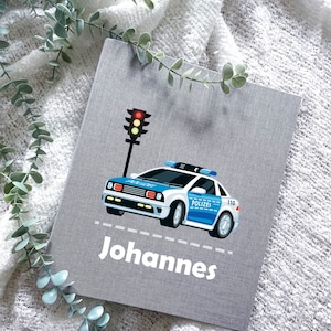Carpeta de certificado personalizada para niños con nombre - Carpeta de certificado policía niños niñas - Carpeta de certificado regalo para inscripción escolar