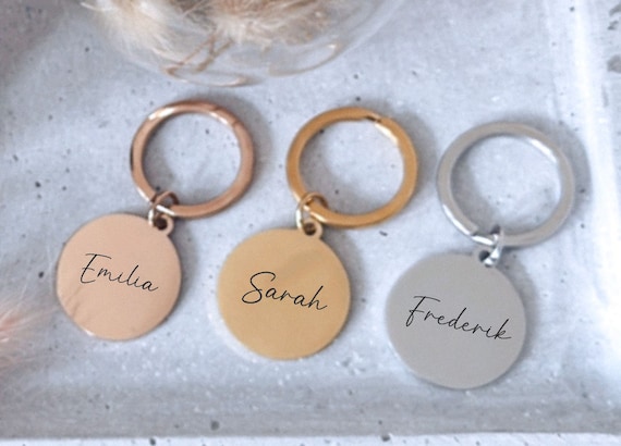 Personalisiert Schlüsselanhänger Mit Gravur – Individuelles Geschenk Für Jeden Anlass