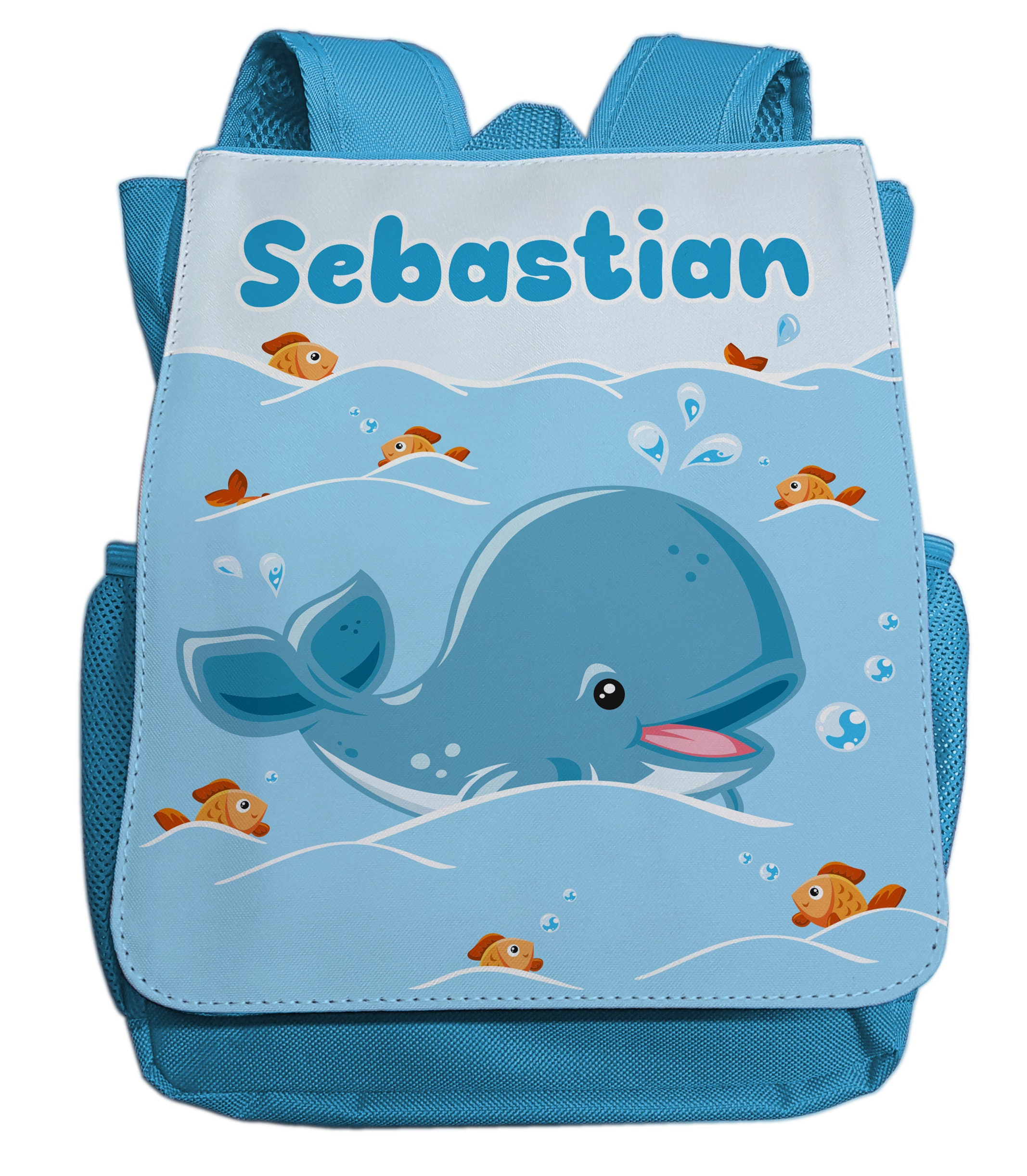 Minimutz Kindergartenrucksack Personalisiert Mit Namen – Baustellen-Design Für Jungen, 2-5 Jahre