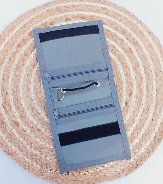 Porte-monnaie Tour De Cou Pour Enfant - Pochette Avec Cordon Réglable, Fermeture éclair, Compartiments Cartes Et Billets