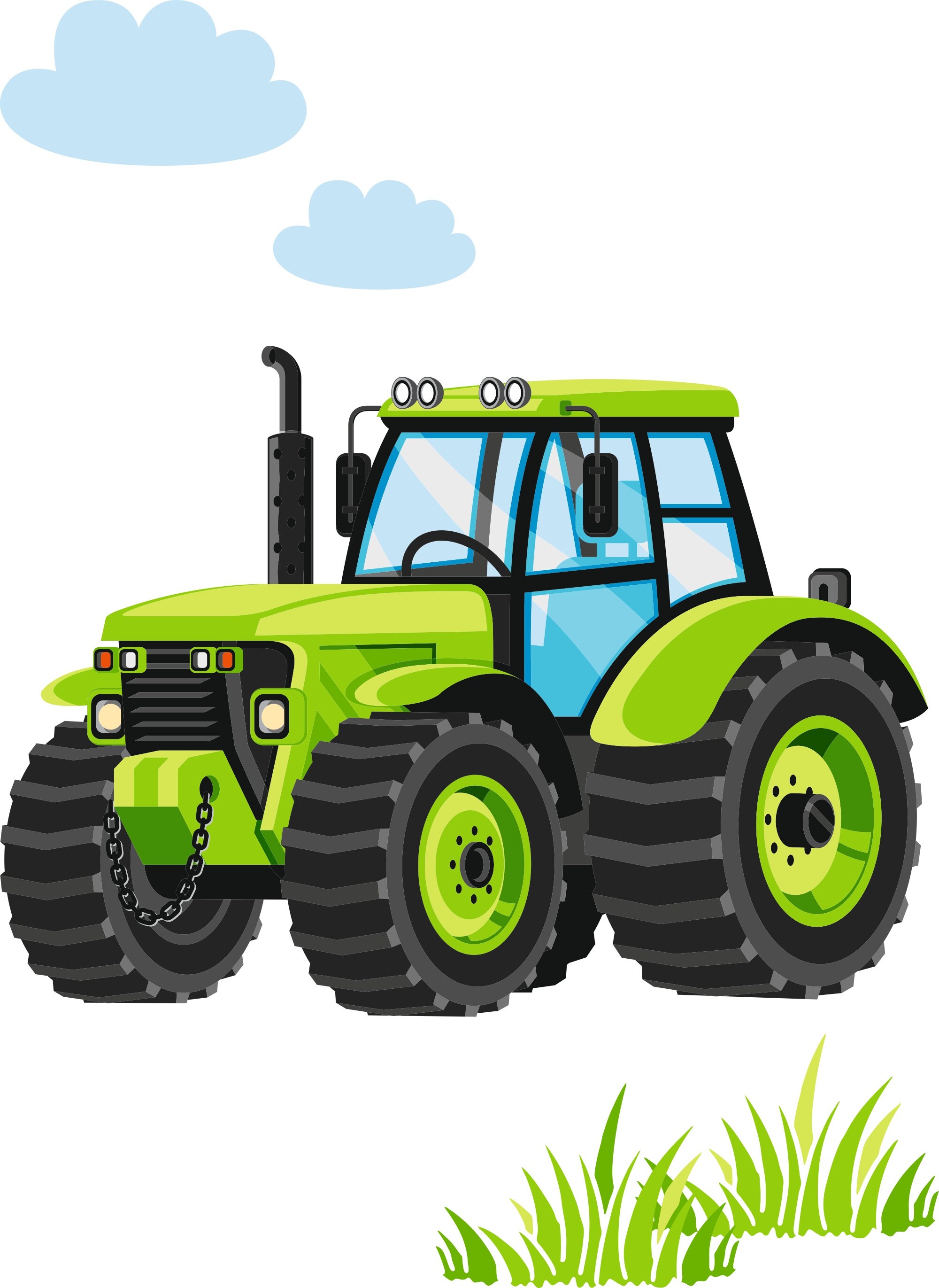 Personalisiert Turnbeutel Kinder Bauernhof - Mit Namen & Traktor-Motiv