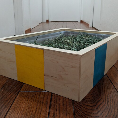 Enclosed Litter Box Surround by 4modern Rabbits Etsy