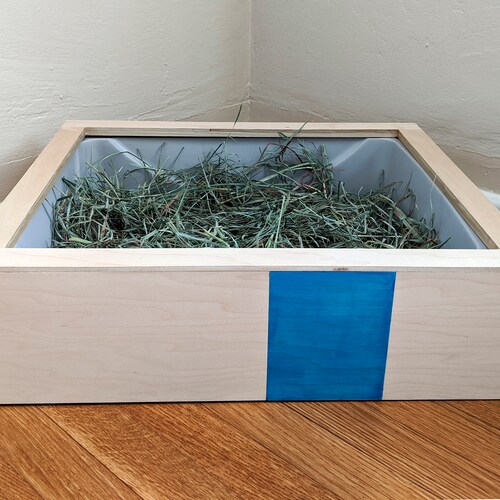 Enclosed Litter Box Surround by 4modern Rabbits Etsy