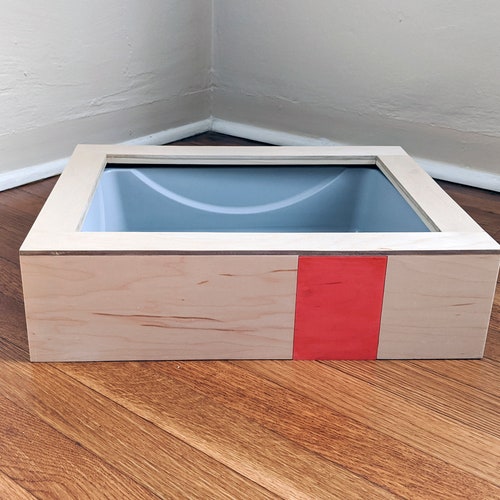 Enclosed Litter Box Surround by 4modern Rabbits Etsy