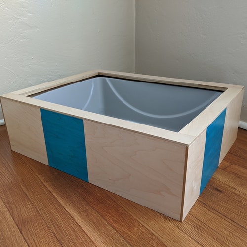 Enclosed Litter Box Surround by 4modern Rabbits Etsy