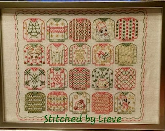 Christmas Jumper (Former 2022 SAL) Full Blackwork Chart