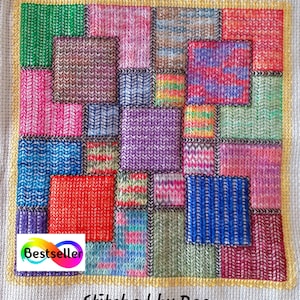 Knitted Patchwork Quilt Blackwork Chart