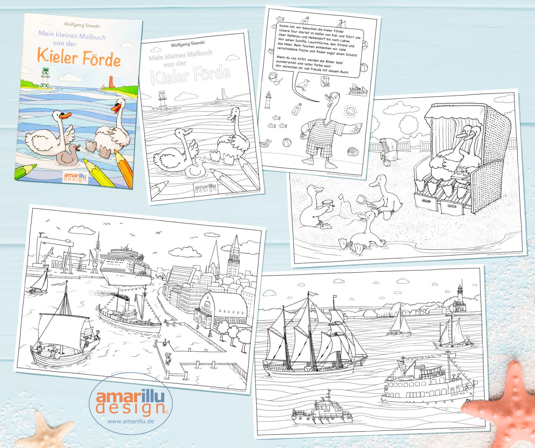 Malbuch zum Sofort-Download als PDF für Kinder: Mein kleines Malbuch