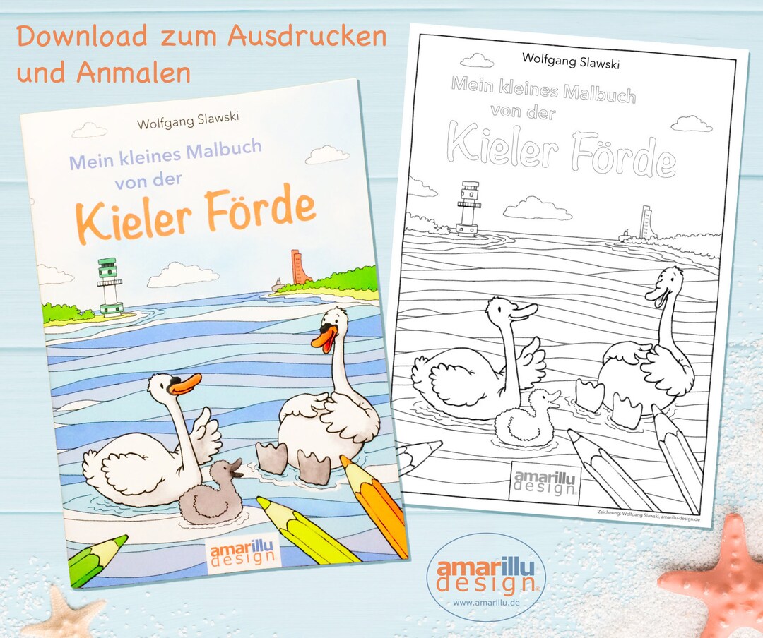 Malbuch zum Sofort-Download als PDF für Kinder: Mein kleines Malbuch