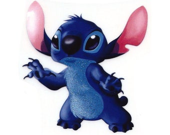 Glo's Collectibles Stitch Alien experiment 626 in Lilo and Stitch Movie  Disney Embroidered Iron On for T-Shirt Patch Applique
