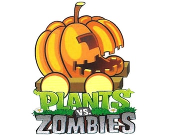2.5x3" Plants Zombies Pumpkin Halloween IRON ON TRANSFER Decor Heat Vinyl  Creative Diy Decorate Clothing Sweet Dreams Best Friend Pals - Etsy