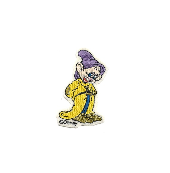 Snow White Embroidered Dopey Inspired Iron On Patch