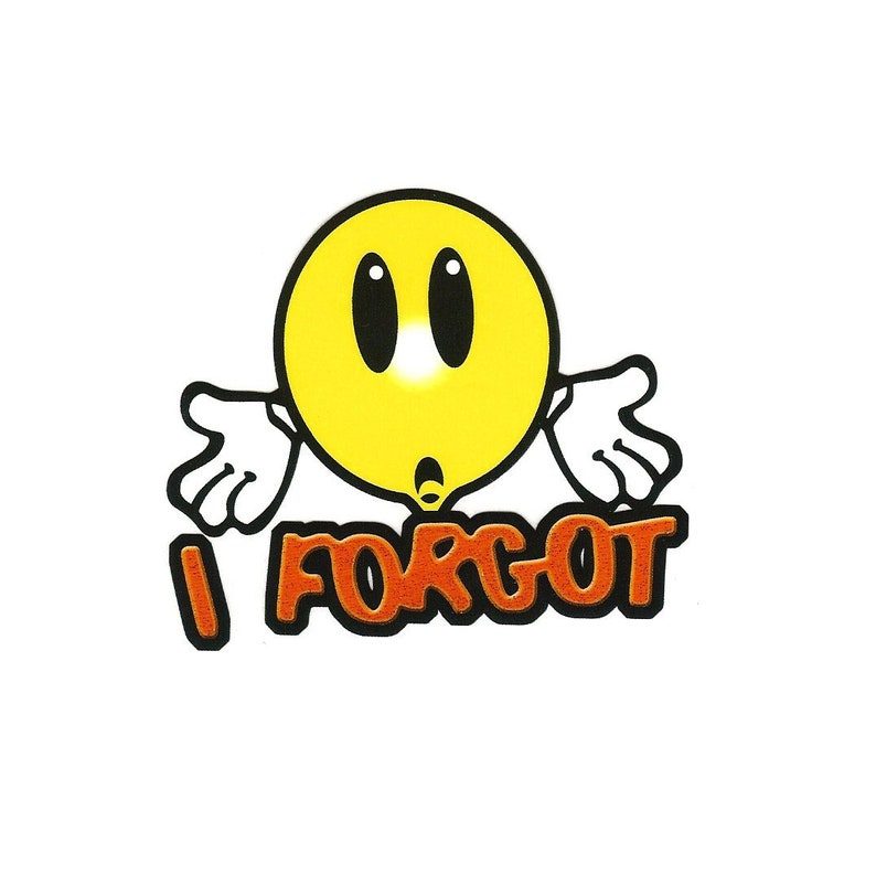 Forgot Expression 3.25x2.75