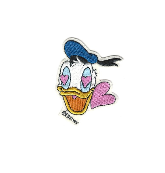 2.5X3/" Donald Duck Head IRON ON SEW ON PATCH ranger hat cap quack Disney