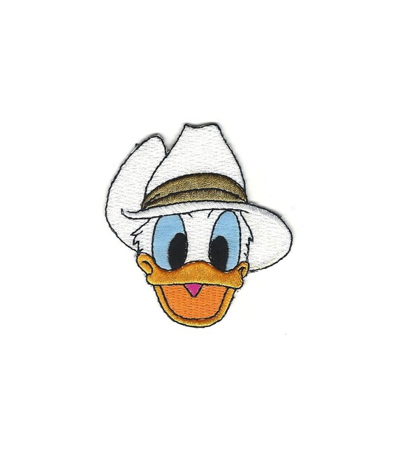 2.5x3 Donald Duck IRON ON Sew / on 