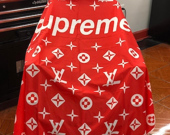 barber cape designer lv