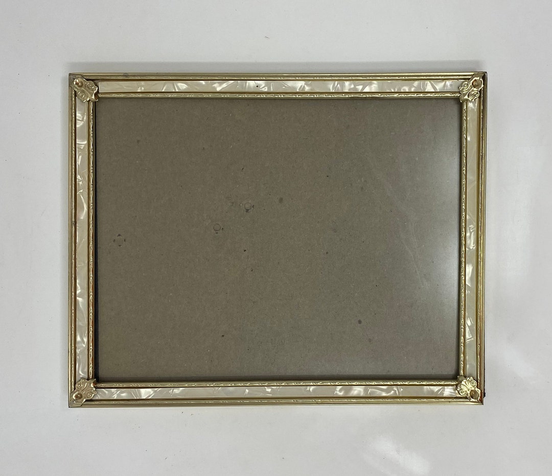 Vintage 8x10 Gold Frame With Shell Inlay - Etsy Canada