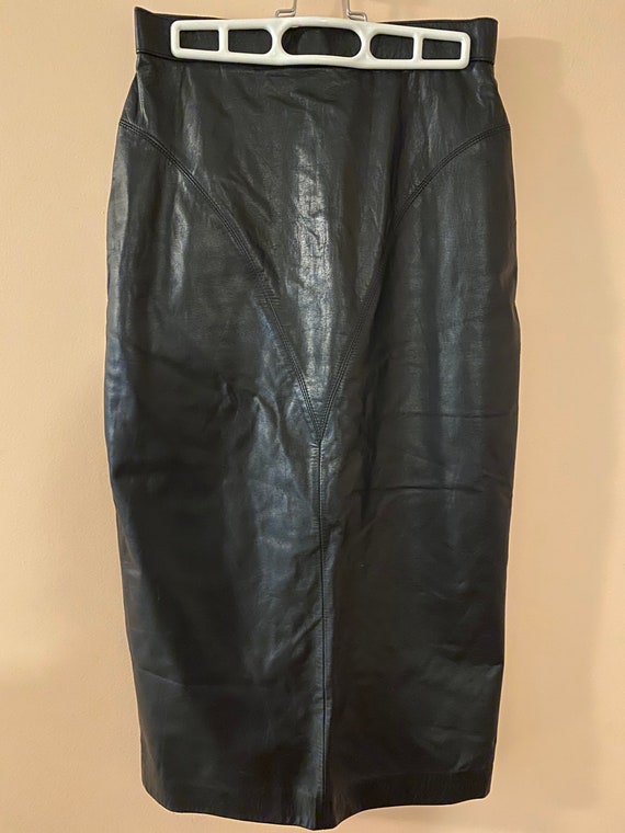 Vintage Wilson’s black leather skirt - Gem