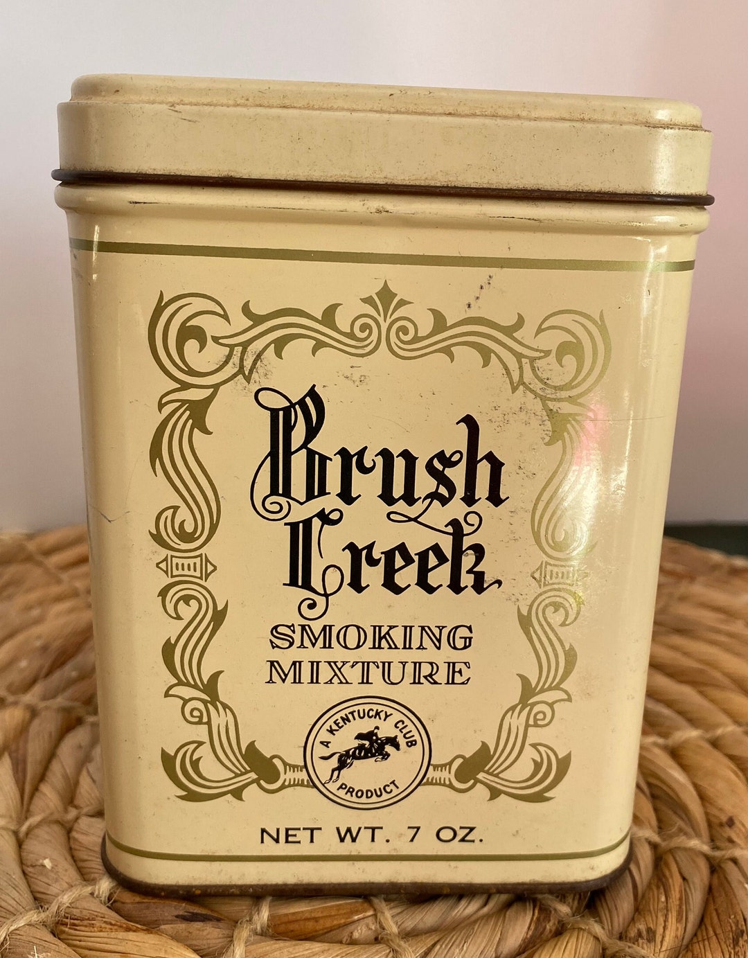 Vintage Brush Creek Smoking Mixture Tin