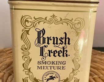 bear creek tobacco Vintage Brush Creek Smoking Mixture Tin