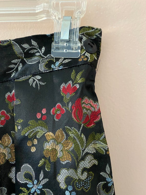 Vintage size 8 Susan Bristol floral skirt with si… - image 5