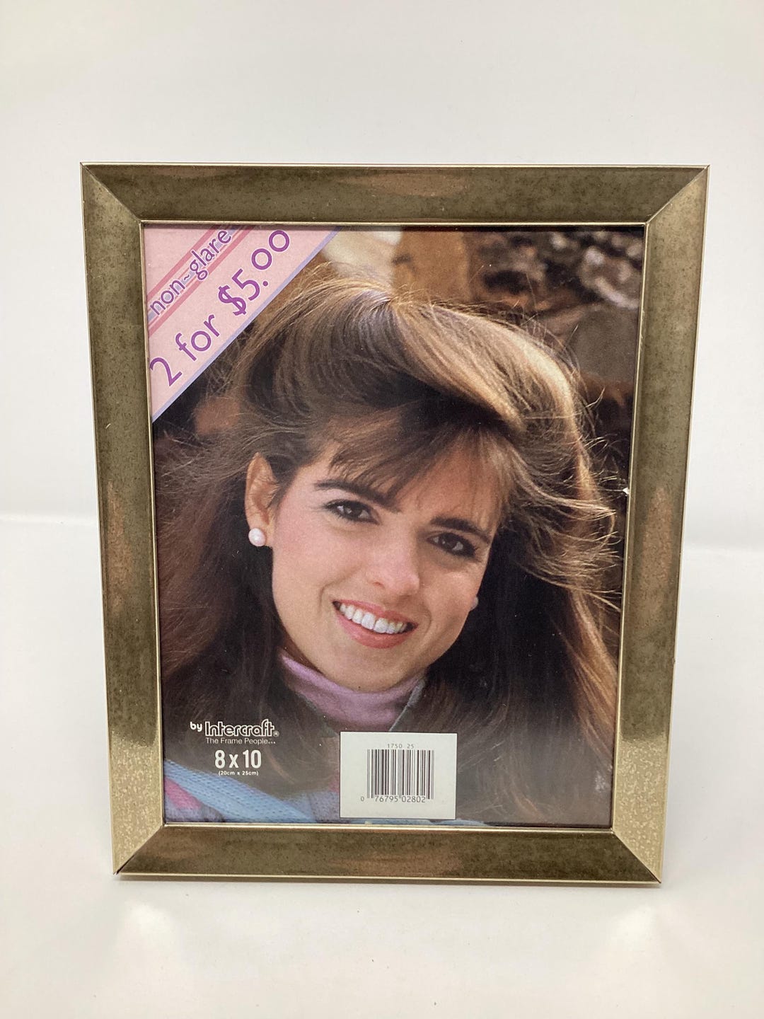 Vintage Intercraft Gold Tone 8x10 Picture Frame With No Glare Glass - Etsy