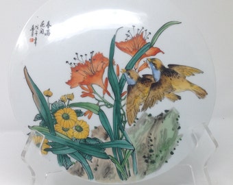 Vintage ceramic bird trivet
