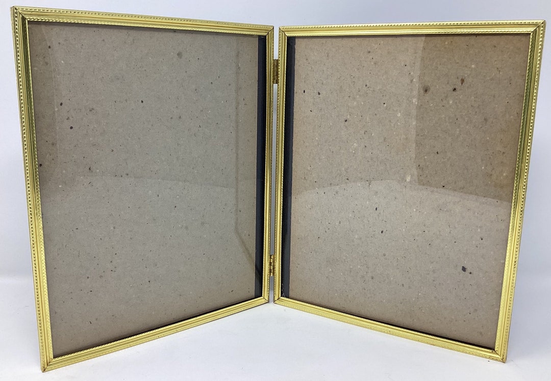 Vintage Double 8x10 Gold Picture Frame - Etsy