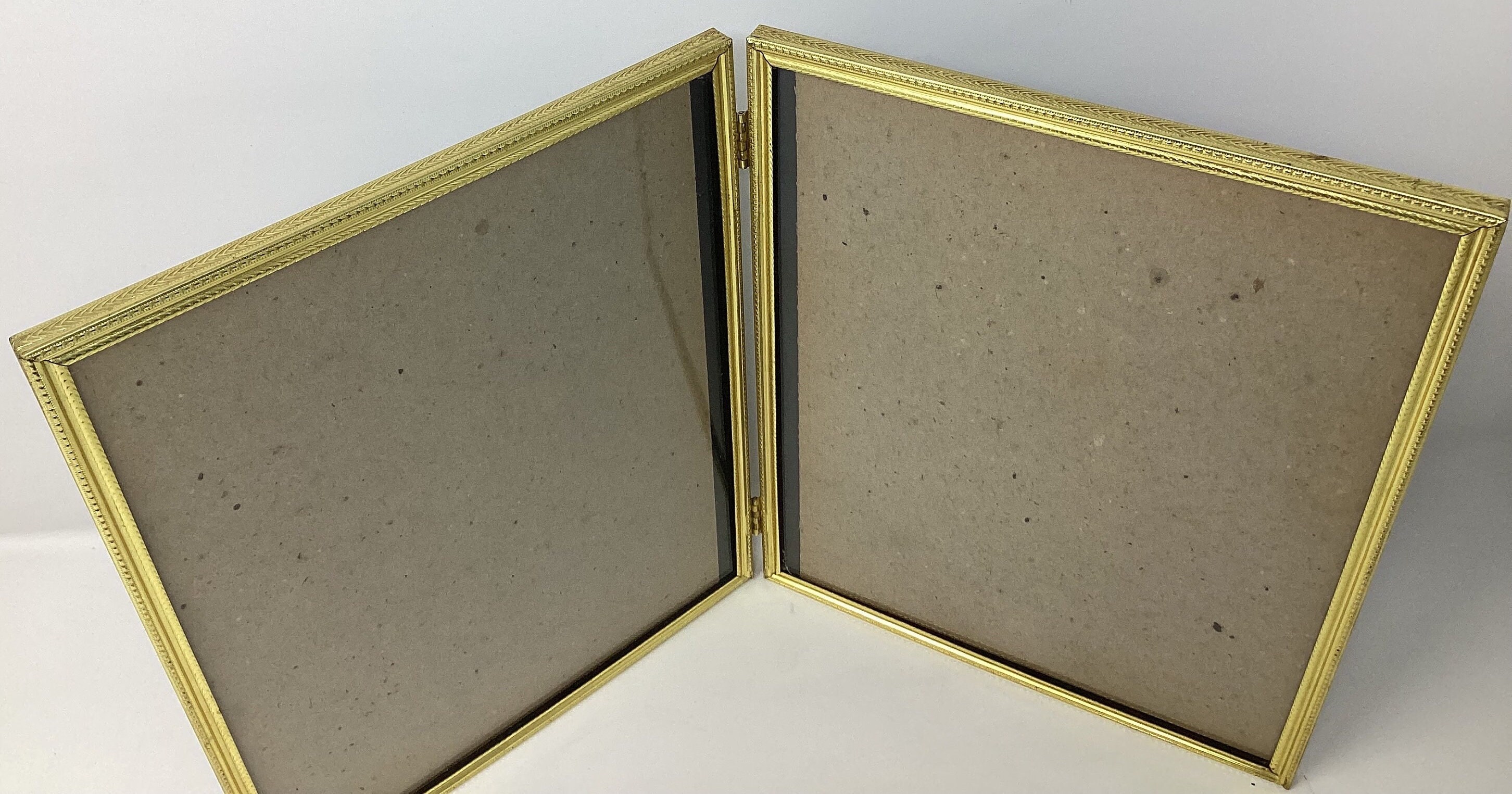 Vintage Double 8x10 Gold Picture Frame - Etsy