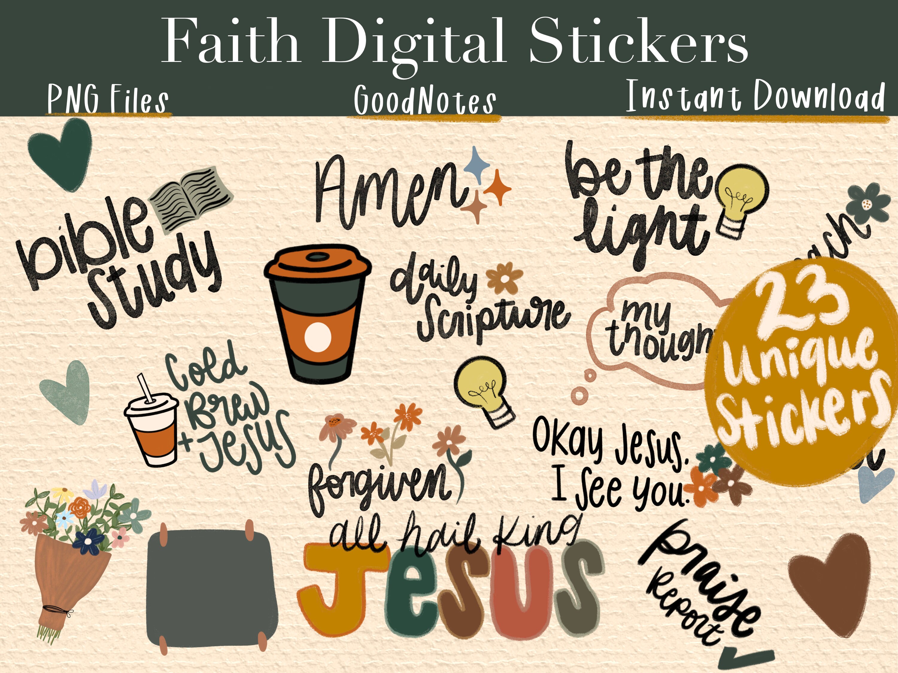 Faith Stickers Vol 3 | Breezyorganization