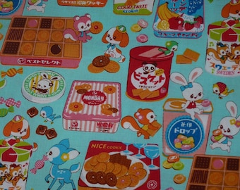 Cosmo Japan fabric rabbits deer animals cats